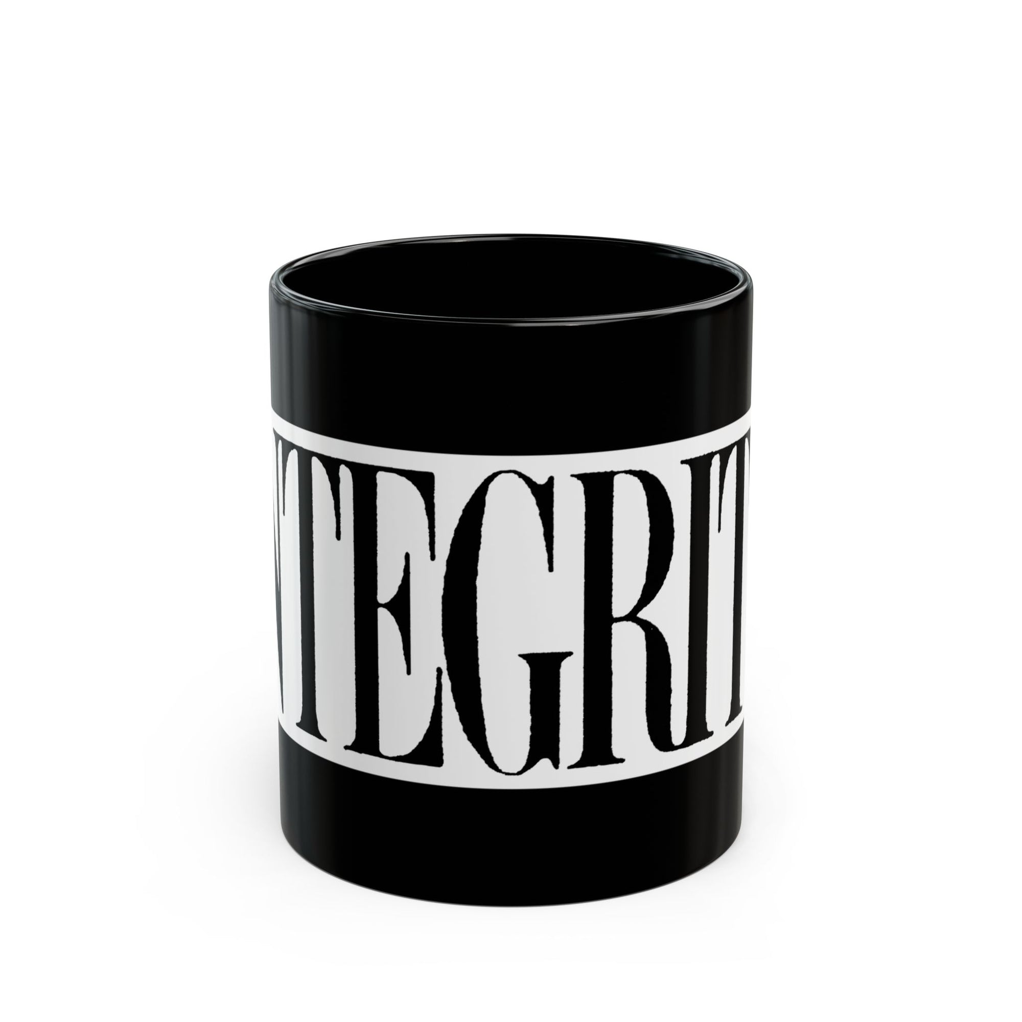 Integrity "Logo" Black Mug (11oz, 15oz)