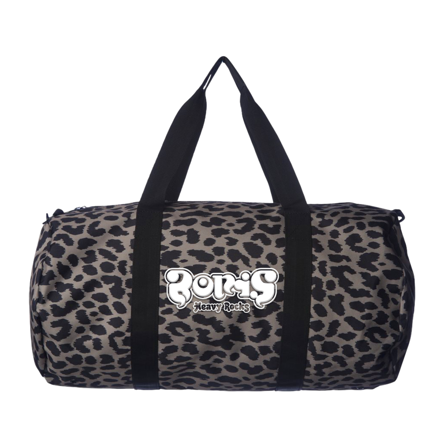 Boris "Heavy Rocks" Embroidered Cheetah Duffel Bag