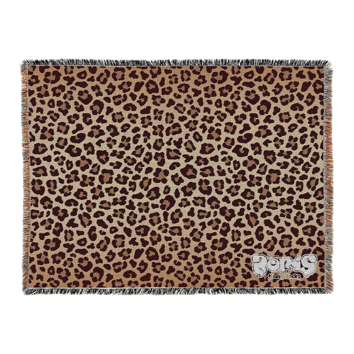 Boris "Heavy Rocks" Leopard Throw Blanket