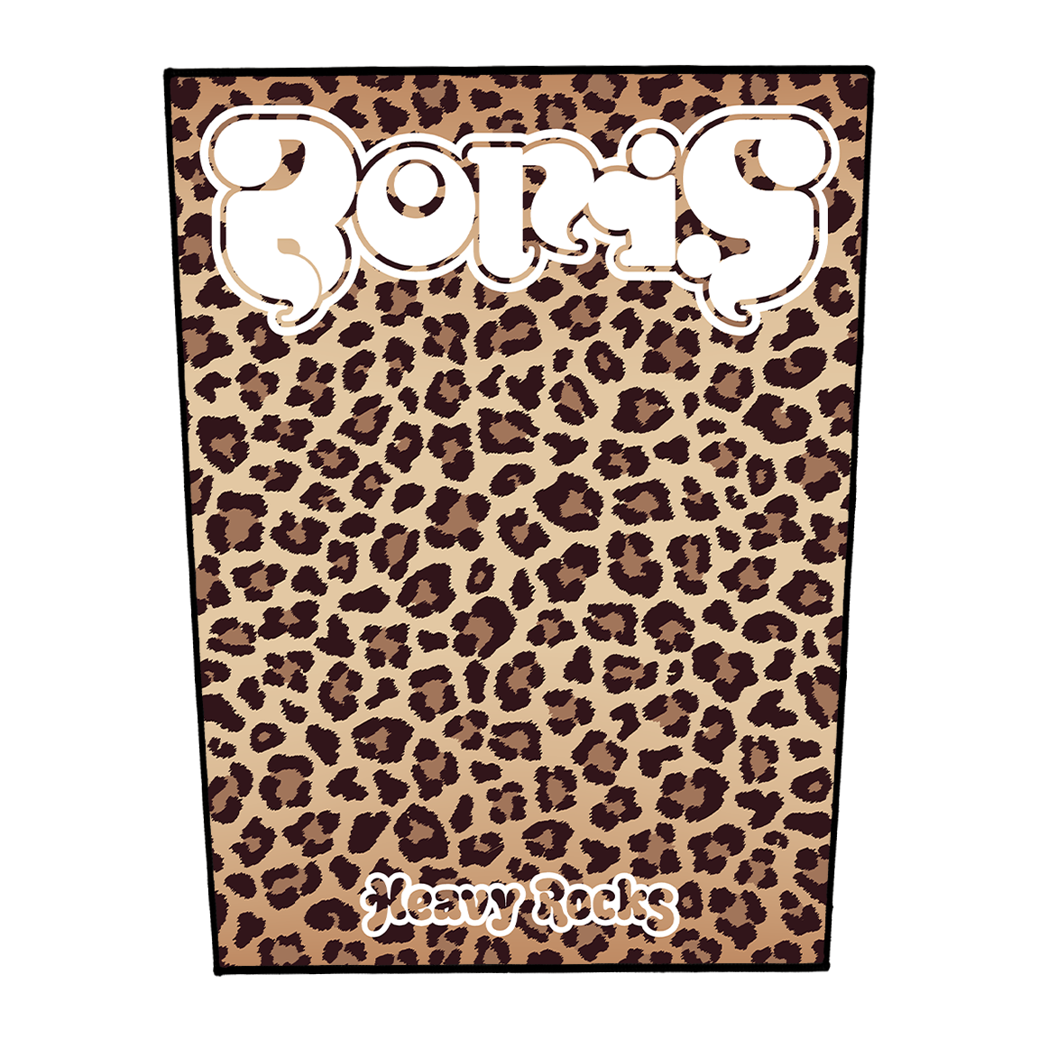 Boris "Heavy Rocks: Leopard" Back Patch