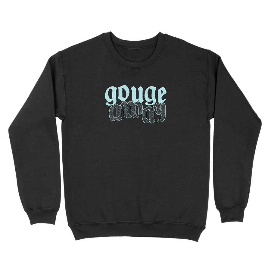 Gouge Away "Logo" Black Crewneck