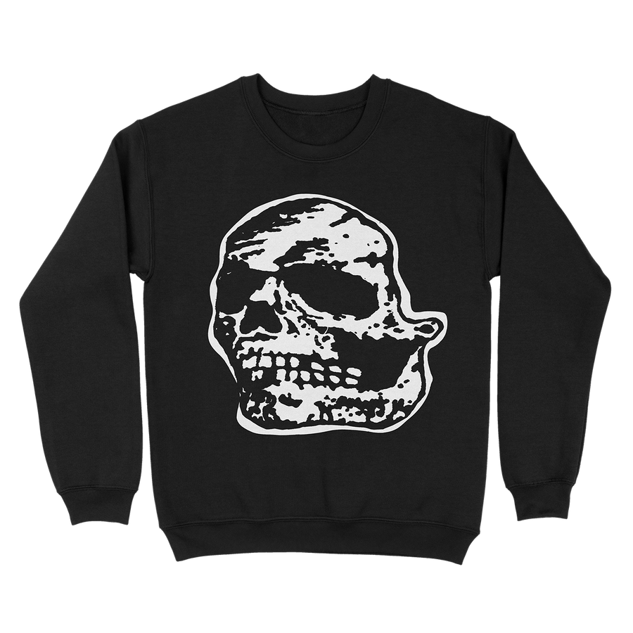 Orchid "Skull" Black Crewneck Sweatshirt