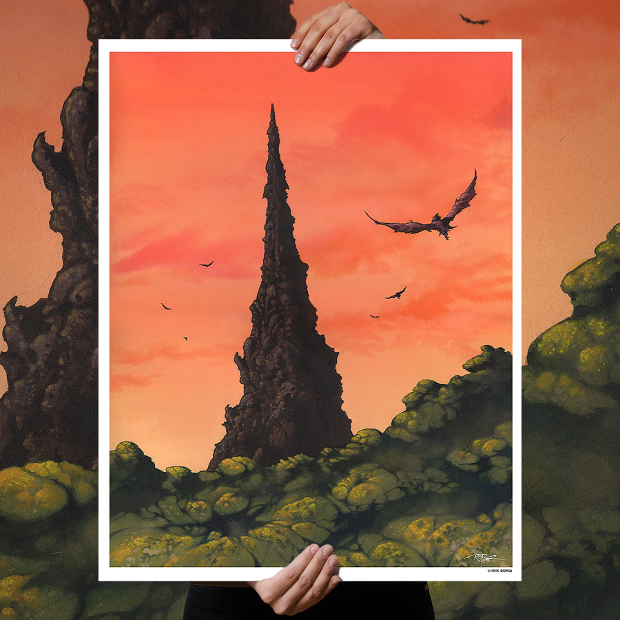 Arik Roper "Mindtower" Giclee Print