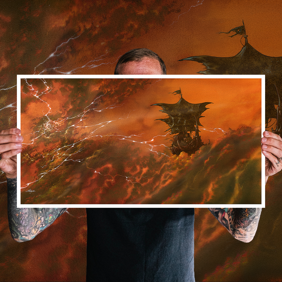 Arik Roper "Cometh The Storm" Giclee Print