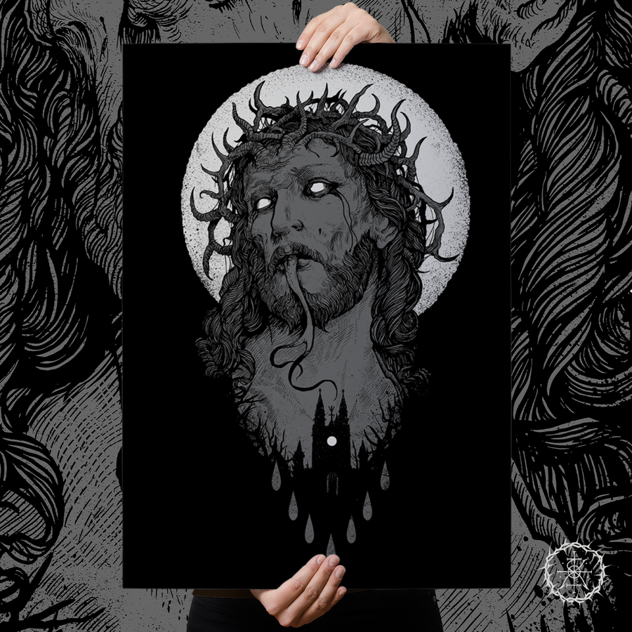 Grindesign βDeliver Usβ Giclee Print