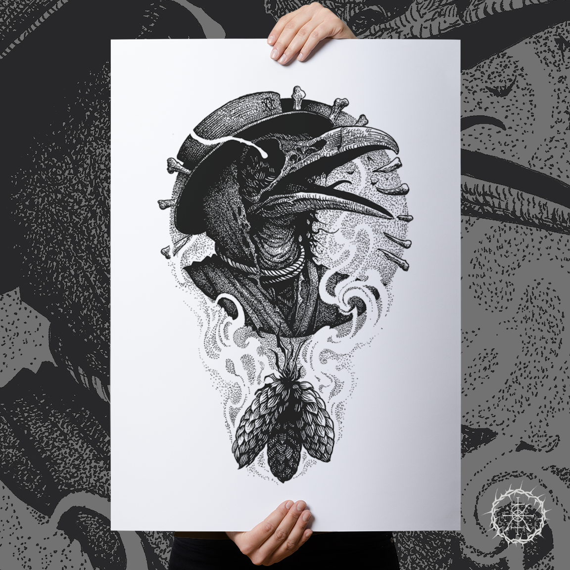 Grindesign “Plague” Giclee Print