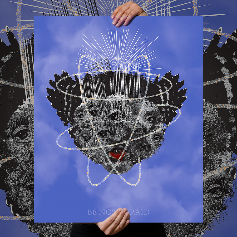 Hell Simulation "Be Not Afraid" Giclee Print