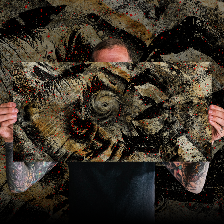 J. Bannon "LINE Series: Force Meets Presence" Giclee Print