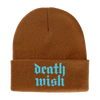 Deathwish "Stacked Logo: Blue" DRI DUCK Saddle Embroidered Beanie