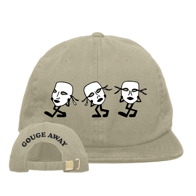 Gouge Away "Masks" Khaki Dad Hat