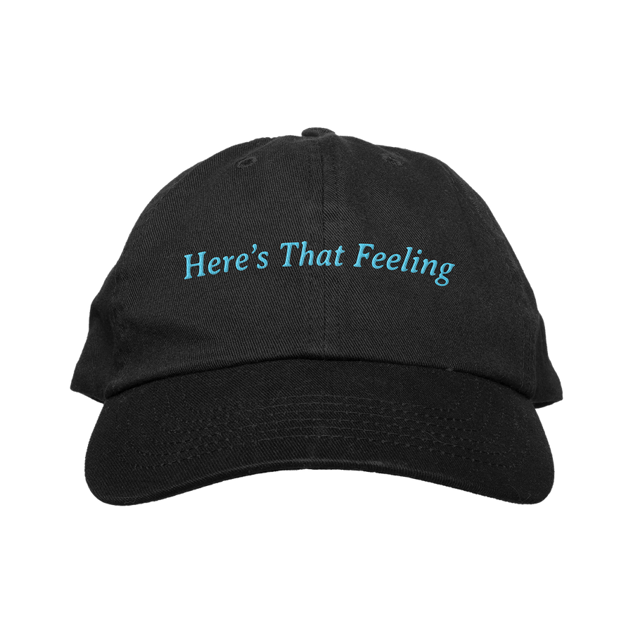 Wrong Man "Here's That Feeling" Black Dad Hat