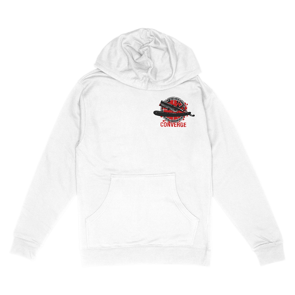 Converge Deeper The Wound White Hooded Sweatshirt