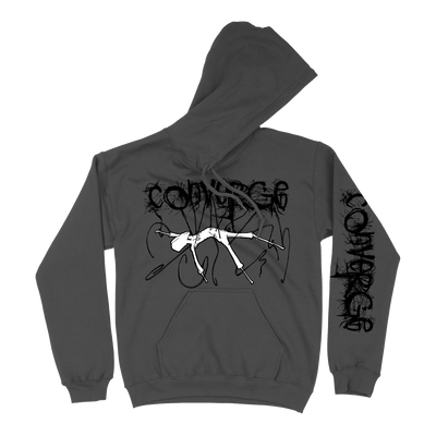 Converge "Forsaken" Premium Pigment-Dyed Black Hooded Sweatshirt