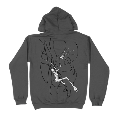 Converge "Forsaken" Premium Pigment-Dyed Black Hooded Sweatshirt