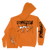 Converge "Forsaken" Premium Safety Orange Hooded Sweatshirt