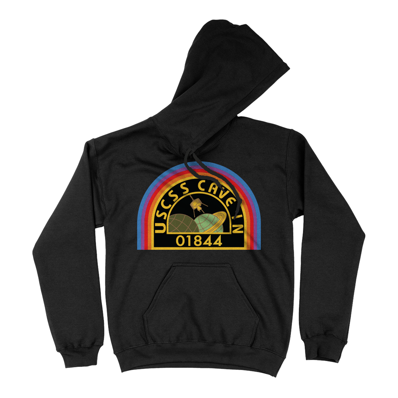 Cave In "USCSS Cave In" Black Hooded Sweatshirt