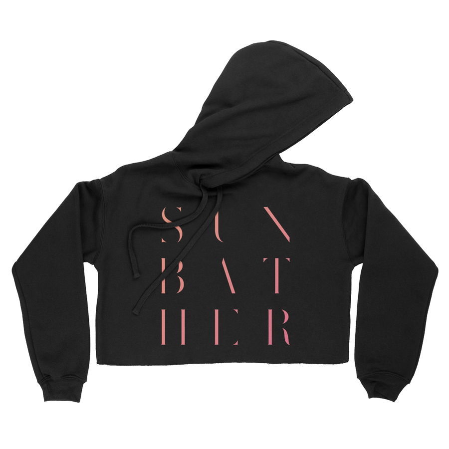 Deafheaven "Sunbather" Black Crop Hooded Sweatshirt