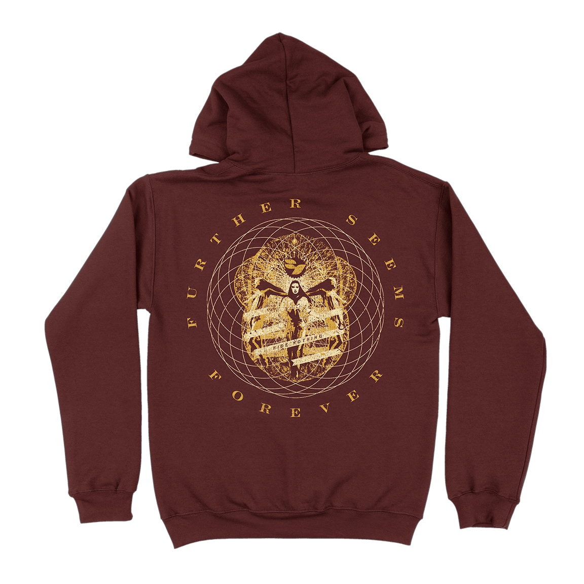 Further Seems Forever "Hide Nothing" Maroon Hooded Sweatshirt
