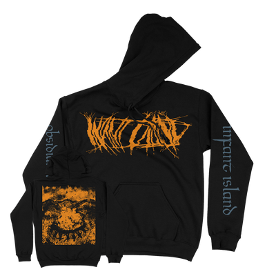 Infant Island "Obsidian Wreath" Black Hooded Sweatshirt