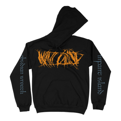 Infant Island "Obsidian Wreath" Black Hooded Sweatshirt