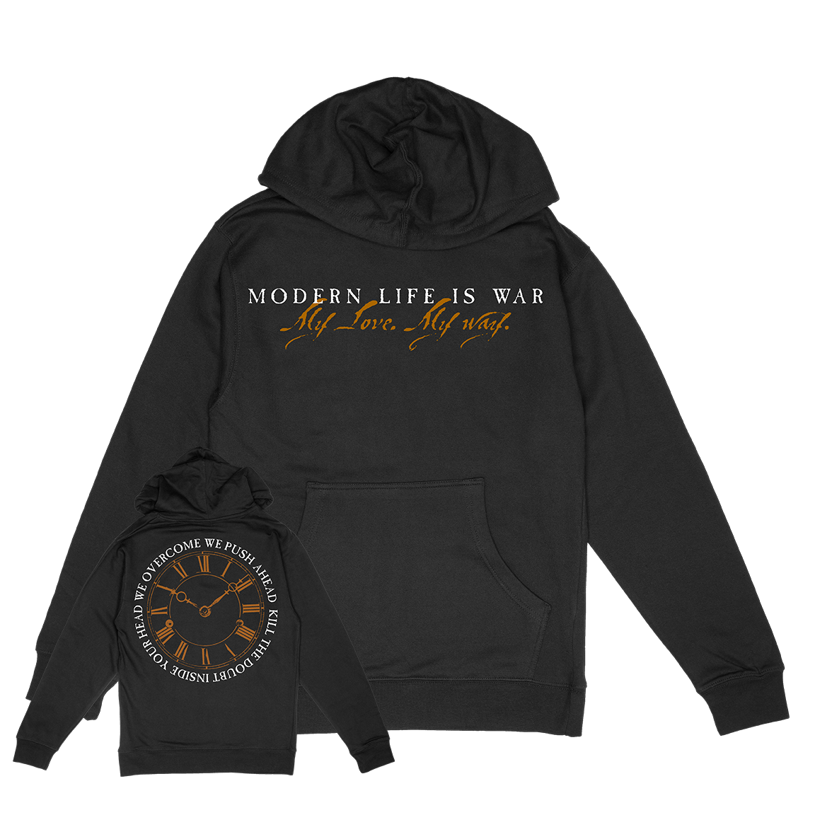 Modern Life Is War "First and Ellen" Black Hooded Sweatshirt