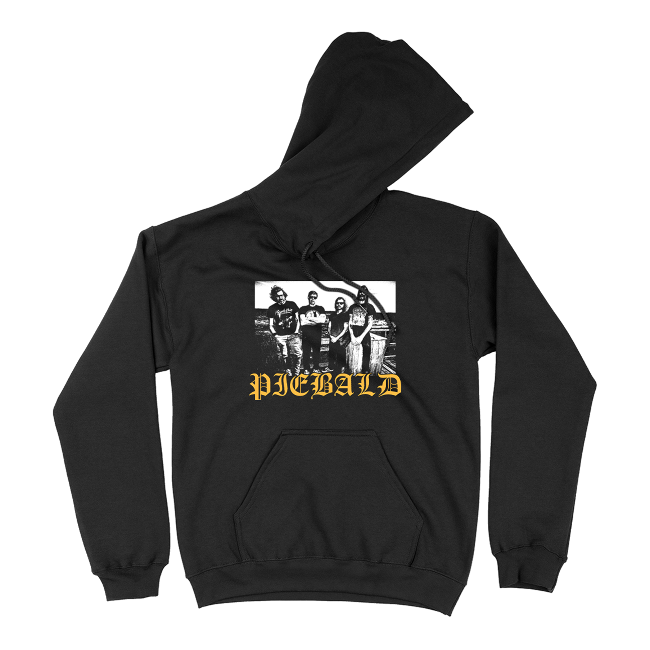 Piebald "Graveyard" Premium Black Hooded Sweatshirt
