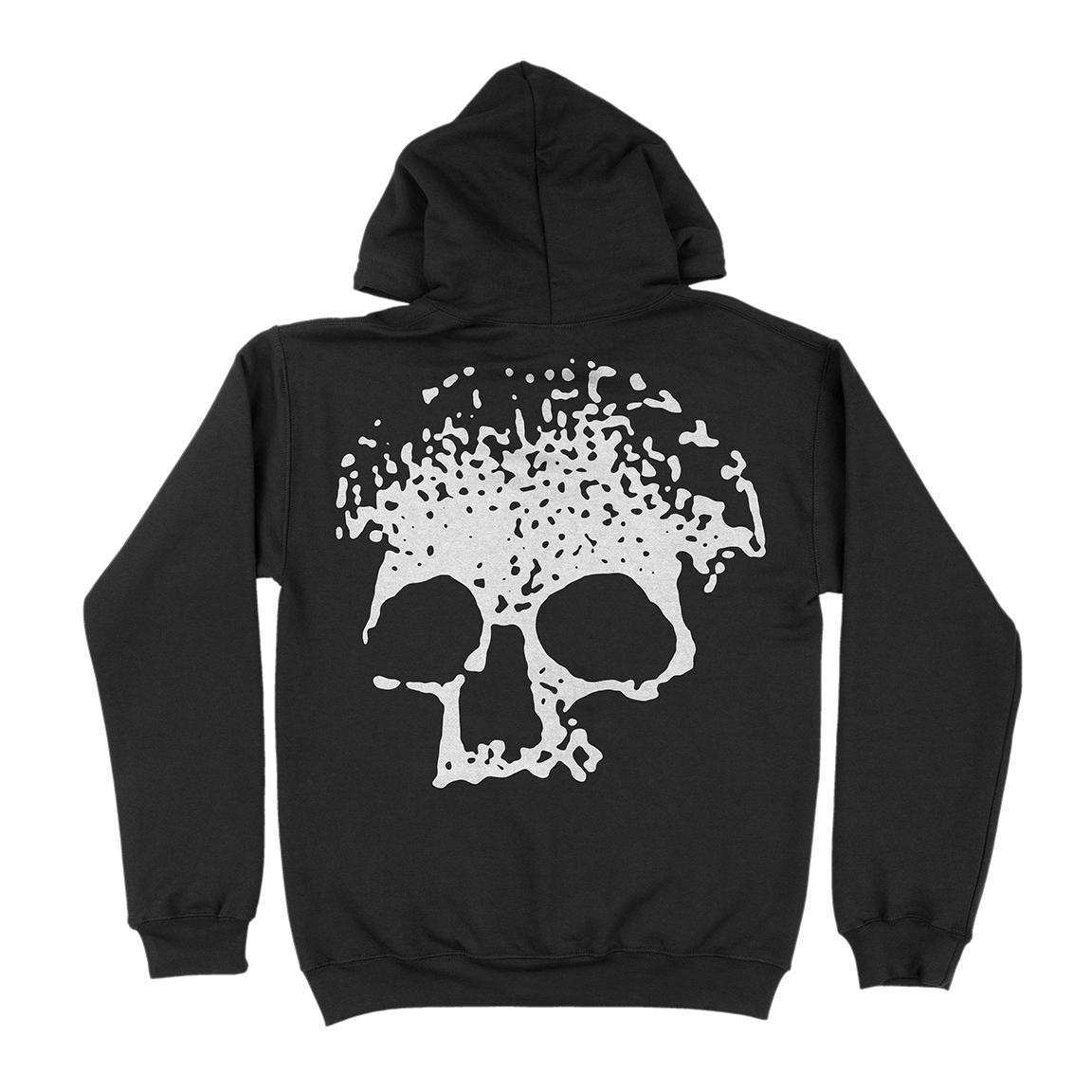 Planes Mistaken For Stars "Skull" Black Hooded Sweatshirt