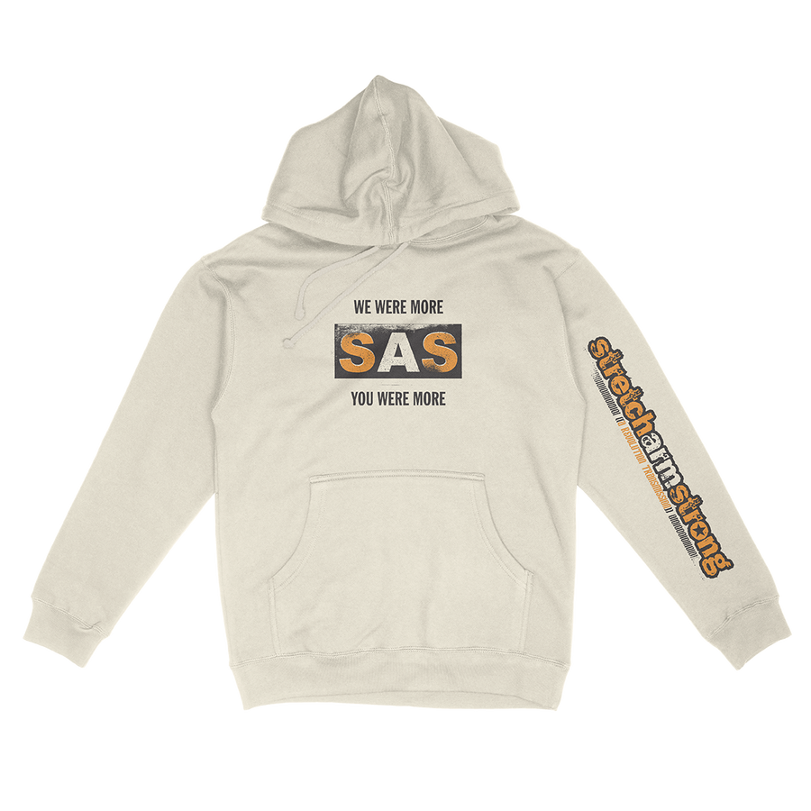 Stretch Arm Strong "For The Record" Bone Hooded Sweatshirt