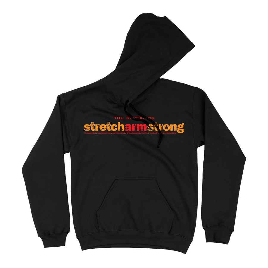 Stretch Arm Strong  "Den of Wolves" Black  Hooded Sweatshirt