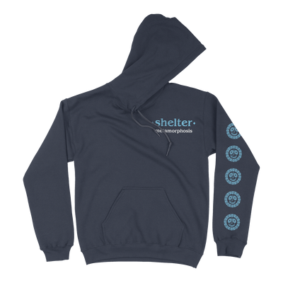 Shelter "Metamorphosis Hoodie" Navy Blue Hooded Sweatshirt