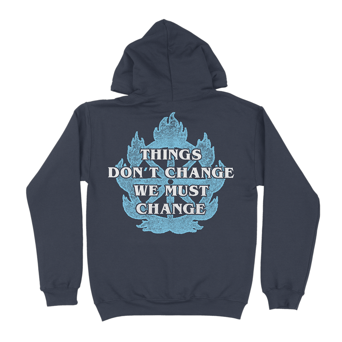 Shelter "Metamorphosis Hoodie" Navy Blue Hooded Sweatshirt