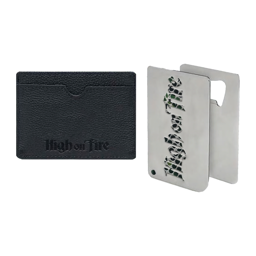 High On Fire "Logo" Wallet / Grinder / Bottle Opener