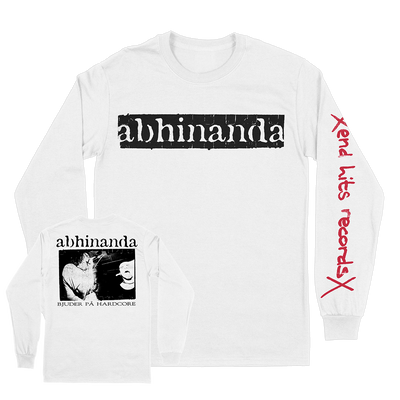 Abhinanda "Bjuder Pa Hardcore" White Longsleeve