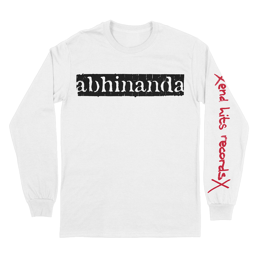 Abhinanda "Bjuder Pa Hardcore" White Longsleeve