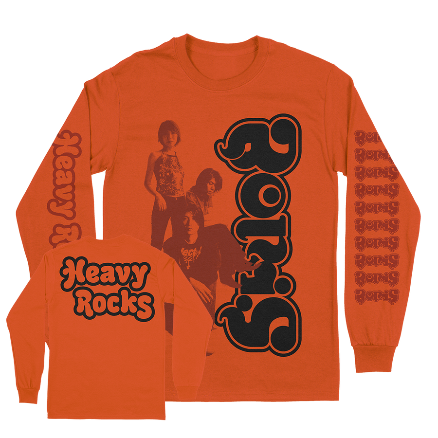 Boris "Heavy Rocks" Premium Orange Longsleeve
