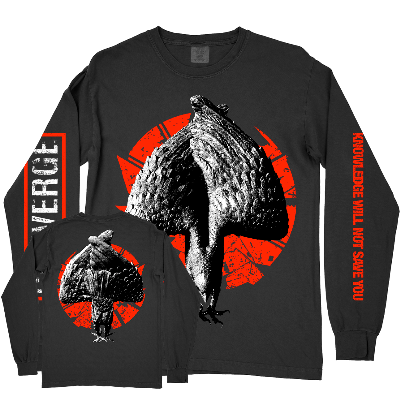 Converge "Knowledge Will Not Save You" Premium Black Longsleeve