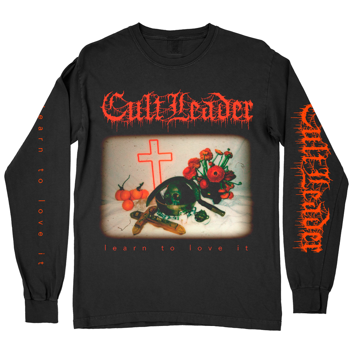 Cult Leader "Learn To Love It" Black Premium Longsleeve