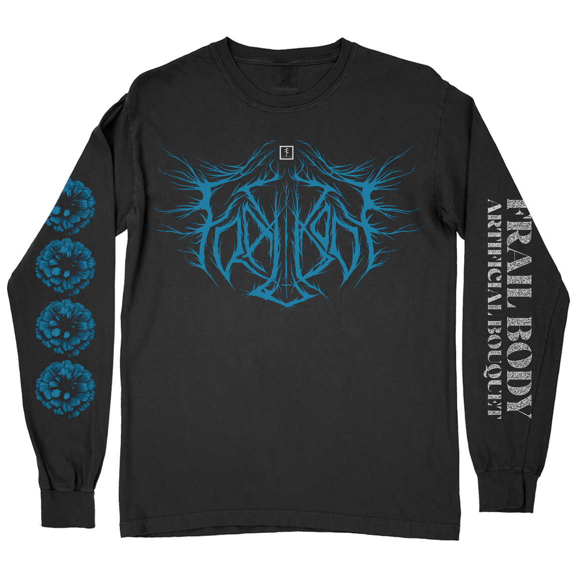 Frail Body "Artificial Bouquet: Logo" Premium Black Longsleeve