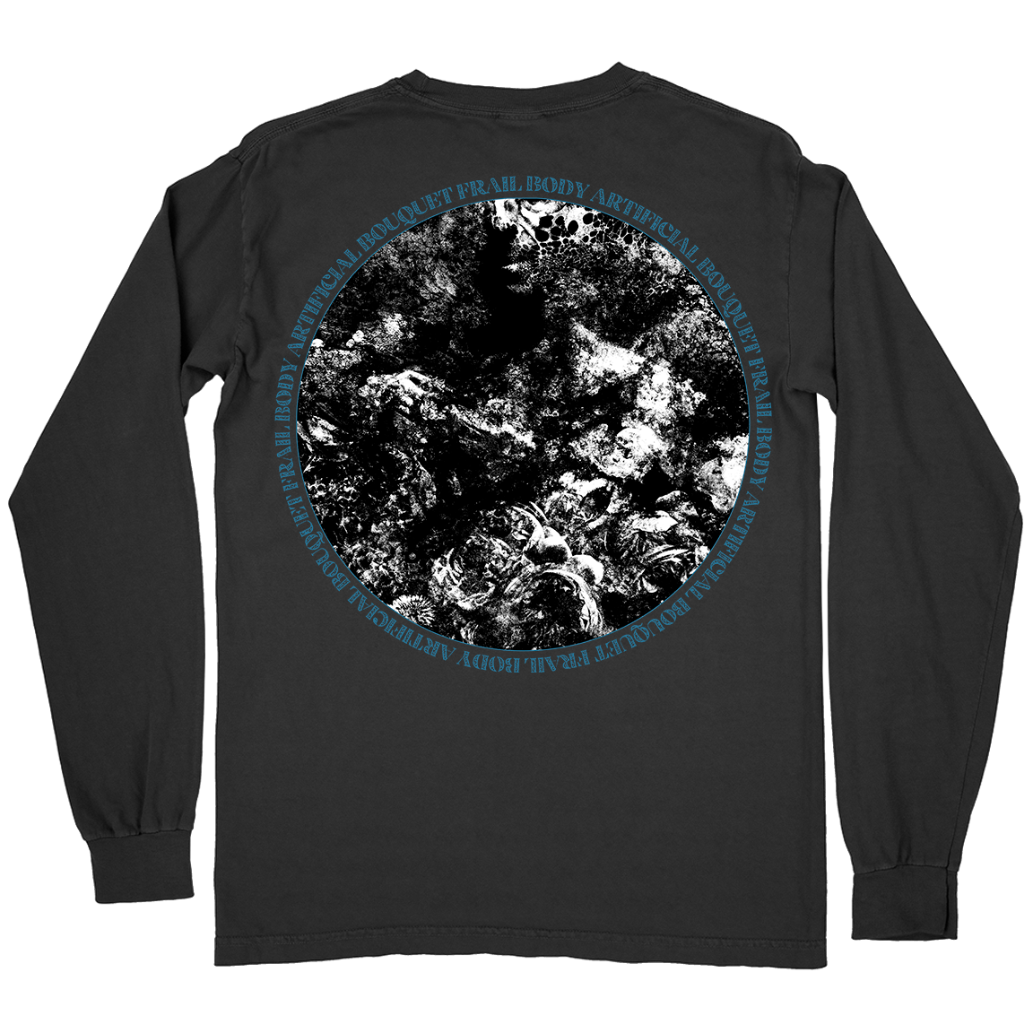 Frail Body "Artificial Bouquet: Logo" Premium Black Longsleeve