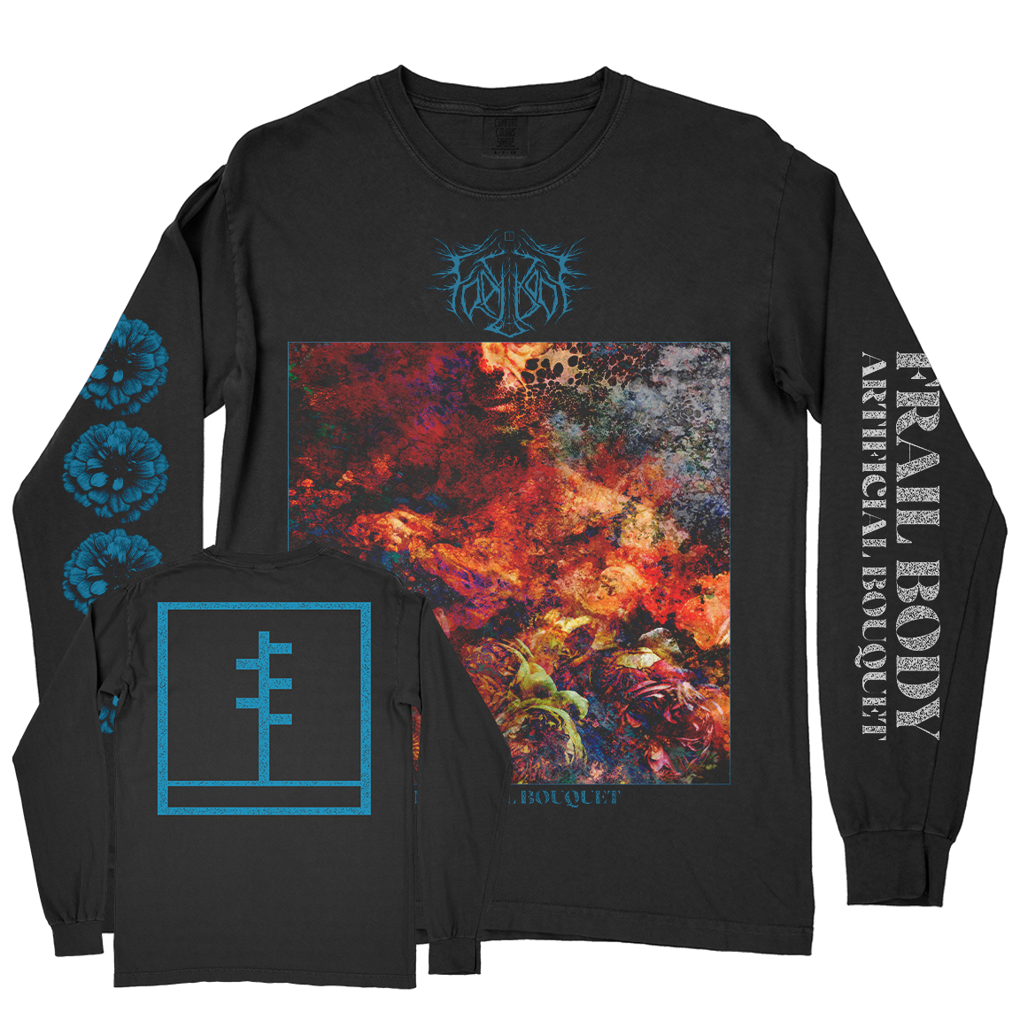 Frail Body "Artificial Bouquet" Premium Black Longsleeve