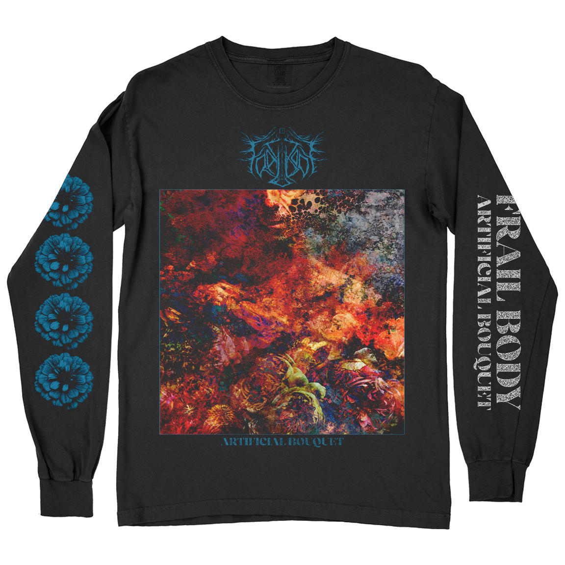 Frail Body "Artificial Bouquet" Premium Black Longsleeve