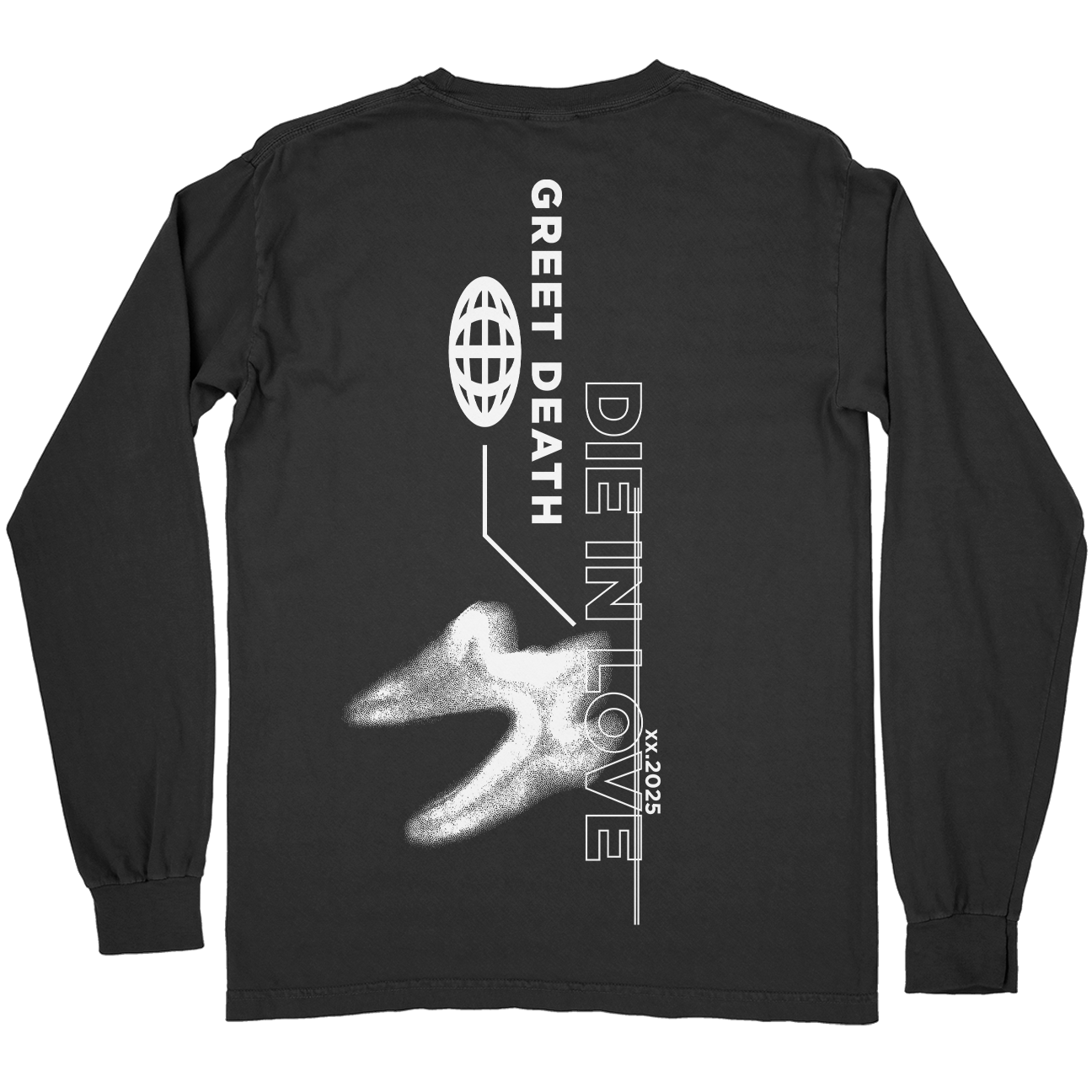 Greet Death "Dog" Premium Black Longsleeve