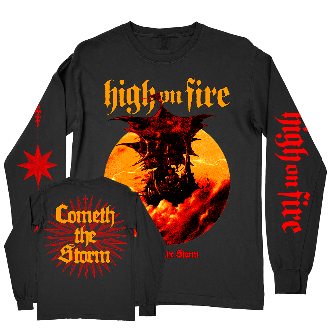 High On Fire "Cometh The Storm" Black Premium Longsleeve