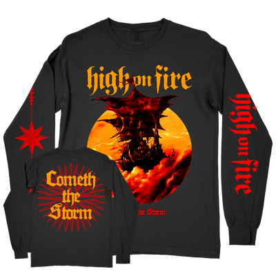 High On Fire "Cometh The Storm" Black Premium Longsleeve