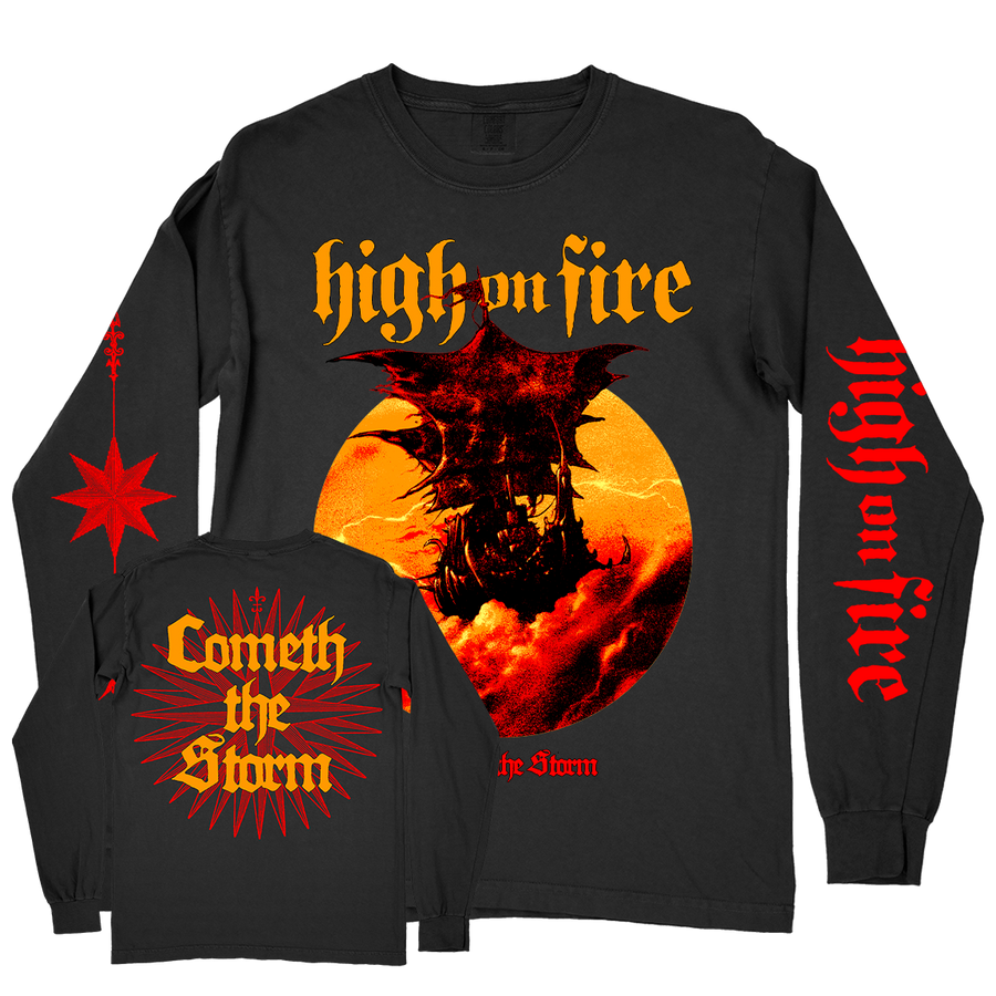 High On Fire "Cometh The Storm" Black Premium Longsleeve