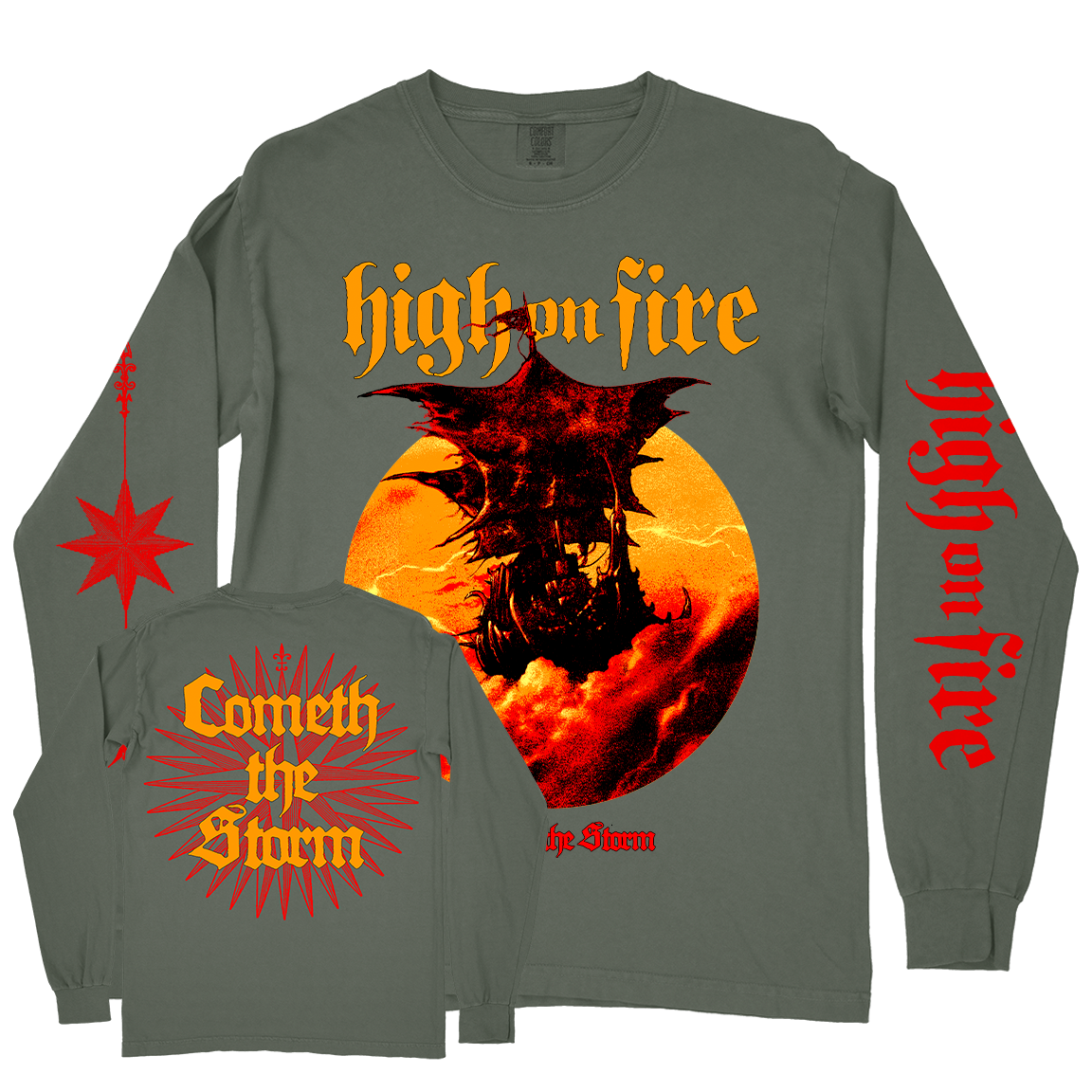 High On Fire "Cometh The Storm" Hemp Premium Longsleeve