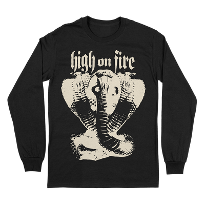 High On Fire "Snakes" Black Longsleeve