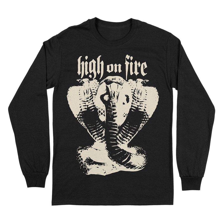 High On Fire "Snakes" Black Longsleeve
