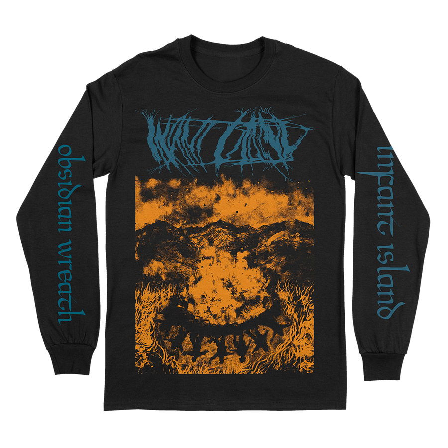 Infant Island "Obsidian Wreath" Black Longsleeve