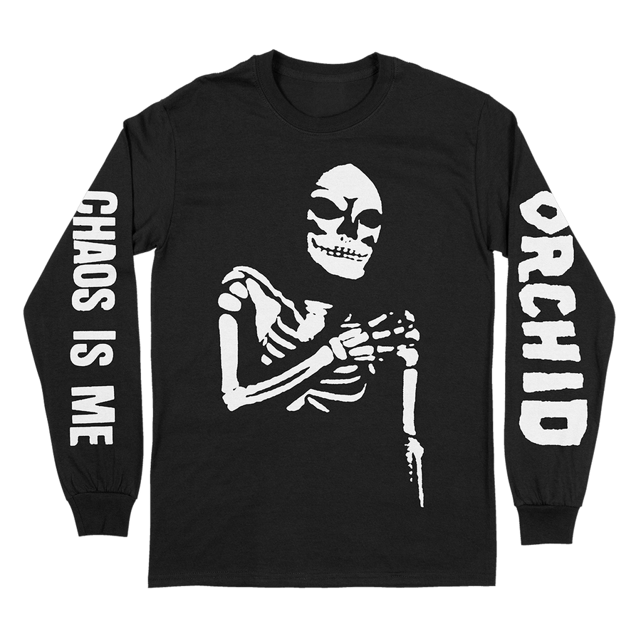 Orchid "Chaos Is Me" Black Longsleeve
